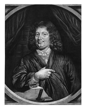 Portrait of the preacher Gysbertus Oostrom, Cornelis A. Hellemans, after Nicolaes Maes, 1650 - 1700 photo