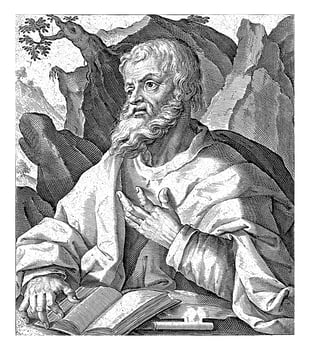 Apostle Mattias, Crispijn van de Passe I, 1594 photo