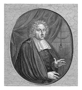 Portrait of Johannes Brandt at the age of 39, Pieter van den Berge, 1699 photo