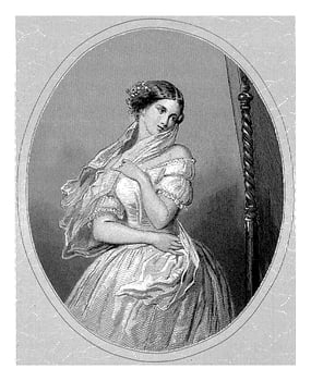 Young Woman in Bridal Gown, Willem Frederik Wehmeyer photo