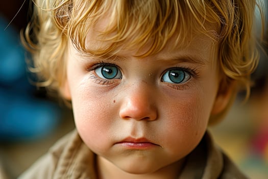 AI generated Close-up,Symptoms of health issues and disease on child, medical treatment concept, Generative AI photo