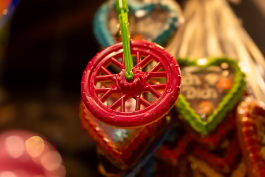 colorful plastic toy for christmas photo