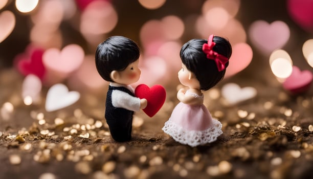 AI generated valentine's day wallpaper for your desktop photo