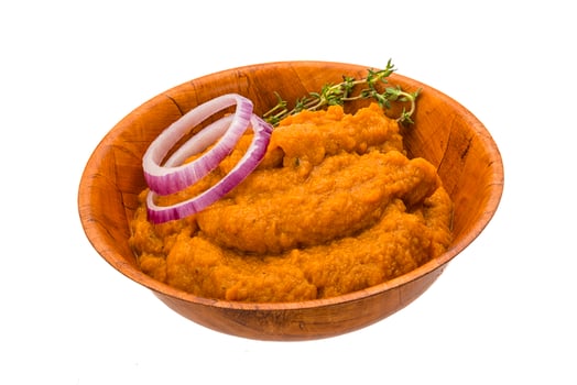 Zucchini caviar in the bowl photo