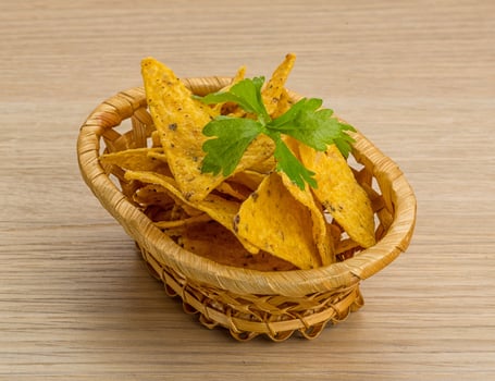 Nachos in the bowl photo