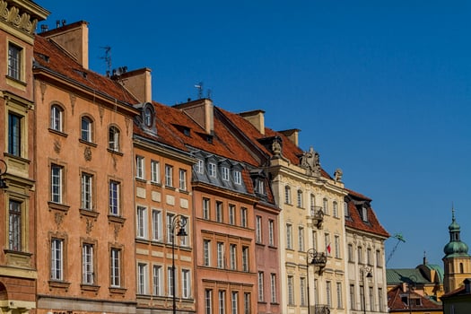 Castle Square in Warsaw, Poland photo