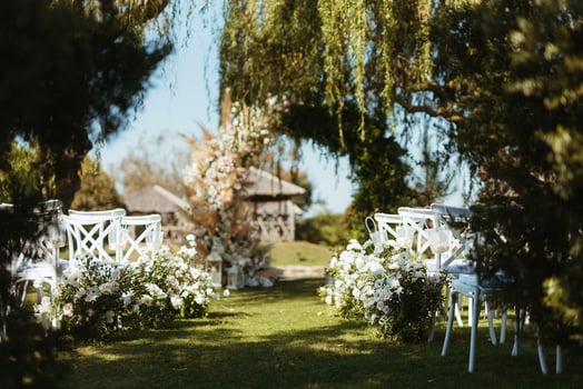 wedding ceremony area photo
