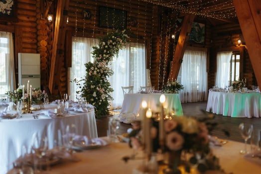 Banquet hall for weddings, banquet hall decoration photo