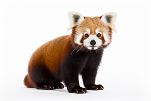 AI generated Red panda clipart photo