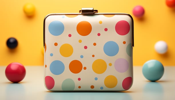 AI generated Yellow suitcase with cute toy symbolizes fun summer vacations generated by AI photo