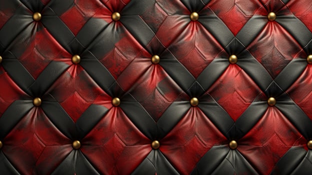 AI generated a dark quilted luxury background photo
