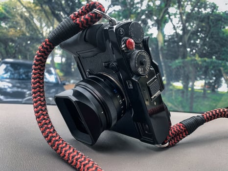Close-up of digital camera photo