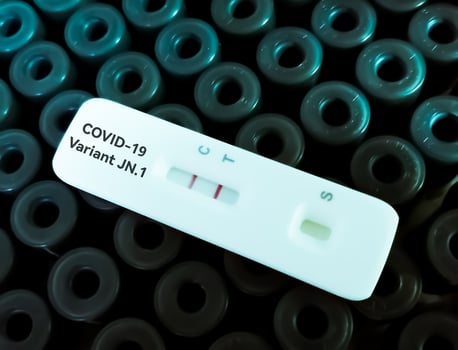 SARS-CoV-2 Variant JN.1, Medical health concept photo