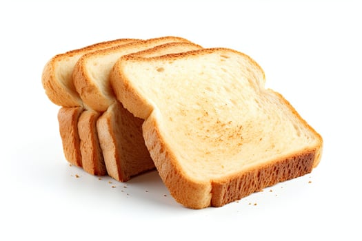 AI generated Toast bread closeup photo