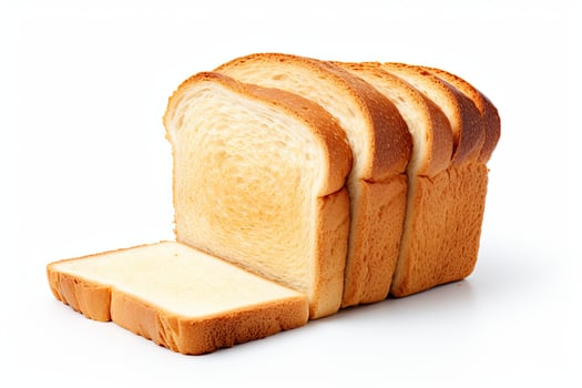 AI generated Toast bread closeup photo