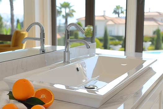 AI generated open space kitchen ideas professional advertising photography photo
