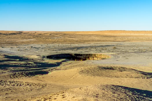 Darvaza Gas Crater, Derweze, Turkmenistan photo