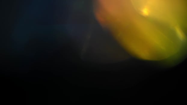 orange warm bright highlights on a black background photo