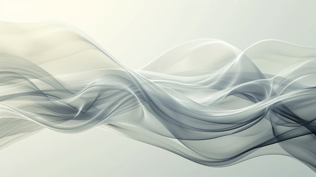 AI generated Minimalist backdrop with fluid lines, representing the dynamic movement of money and investments photo