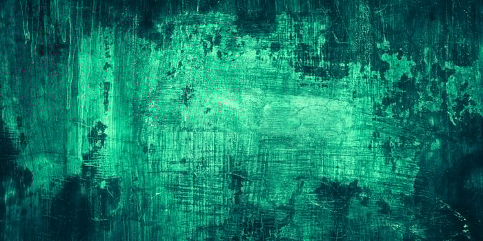Texture abstract black green grunge wall background photo