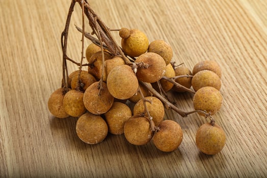Ripe sweet tropical Longan fruit photo