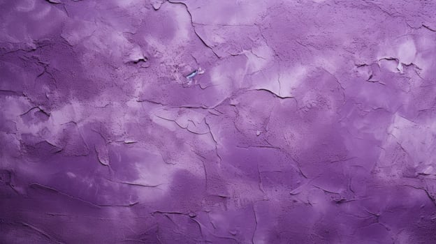 AI generated Close-up reveals a textured purple plaster wall, adding depth and character to the surface. Ai Generated. photo
