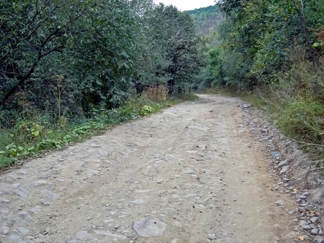 Beloretsky tract. Nature is in the way of the Beloretsky tract. Roads and landscape. photo