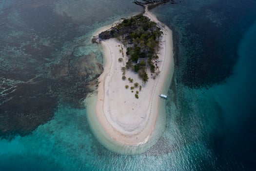 Aerial view of Pagtenga Island North Kay photo