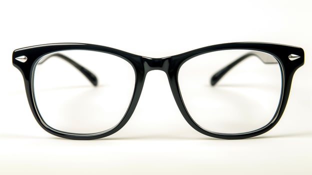 AI generated eyeglasses isolated on background photo