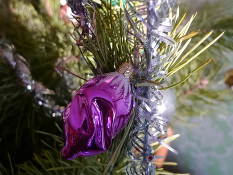 Christmas tree christmas toys. photo