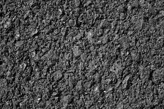 Dark Texture details of surface of asphalt or tamac on new road, background or wallpaper, meterial cpncept design photo