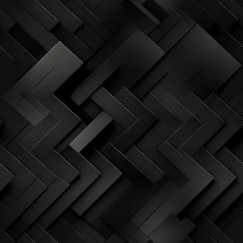 AI generated Dark black Geometric grid background Modern dark abstract texture seamless pattern photo