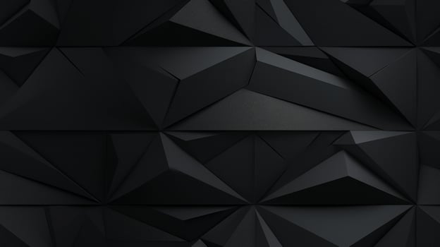 AI generated Dark black Geometric grid background Modern dark abstract texture seamless pattern photo