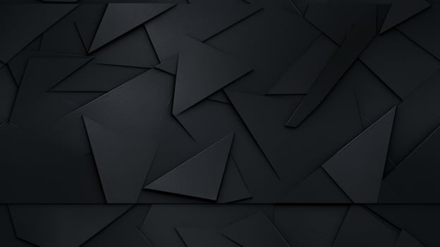 AI generated Dark black Geometric grid background Modern dark abstract texture seamless pattern photo
