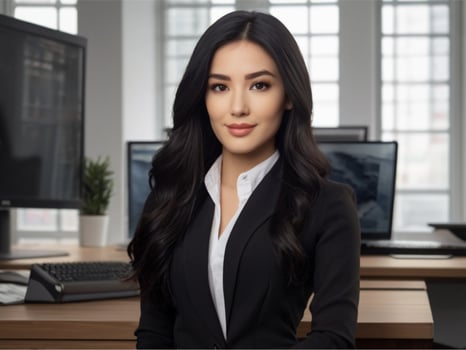 AI generated Business Woman Potrait photo