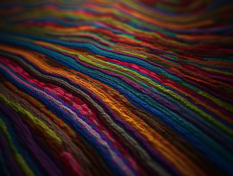 AI generated Modern colorful wave stripes pattern background photo