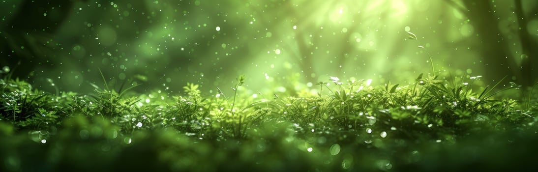 AI generated green meadow wallpaper free downloads, photo