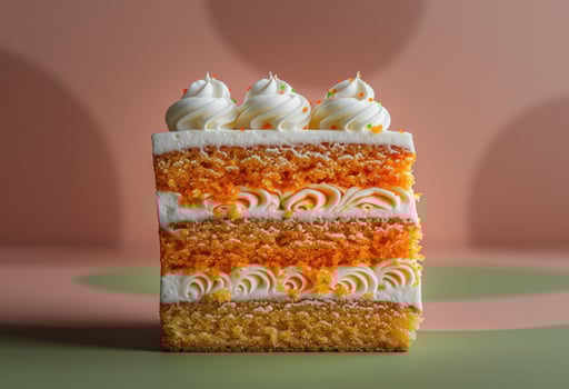 AI generated carrot cake sydney cake photo