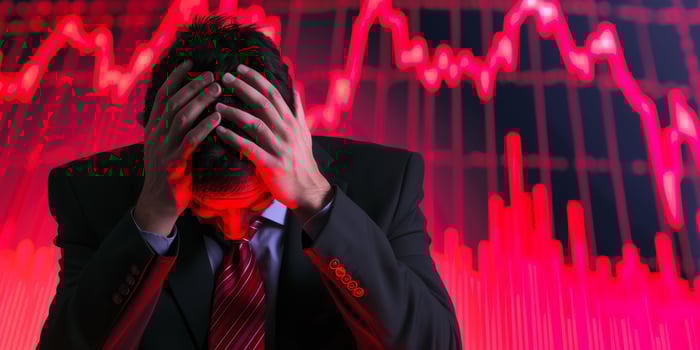 AI generated The global recession and economic crisis. the complexities of economic, featuring individuals and businesses adapting, strategizing, and striving for stability photo