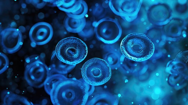 AI generated Probe macroscopic details, uncovering the intricate world shaping scientific medical perspectives, Ai Generated. photo