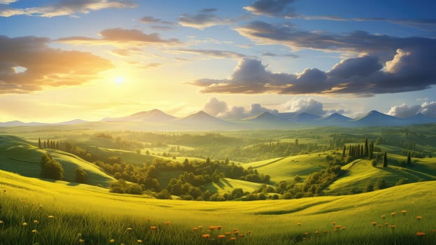 AI generated cheerful good morning sunshine ai generated photo