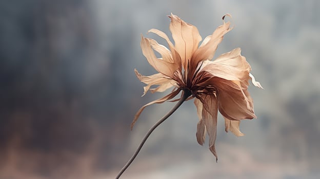 AI generated arrangement dry flower ai generated photo