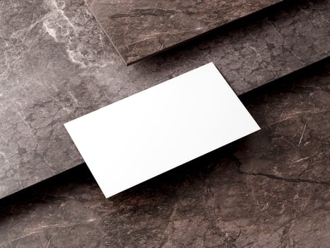 Realistic elegant business branding cards template mockup with marble texture. photo