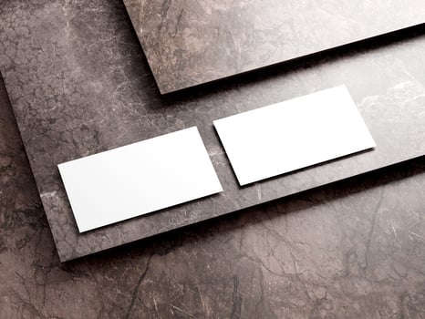 Realistic elegant business branding cards template mockup with marble texture. photo