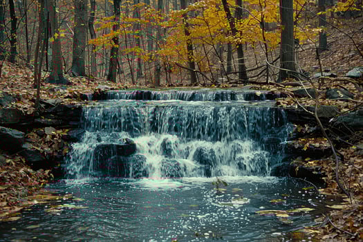 AI generated water flow nature professional photography photo