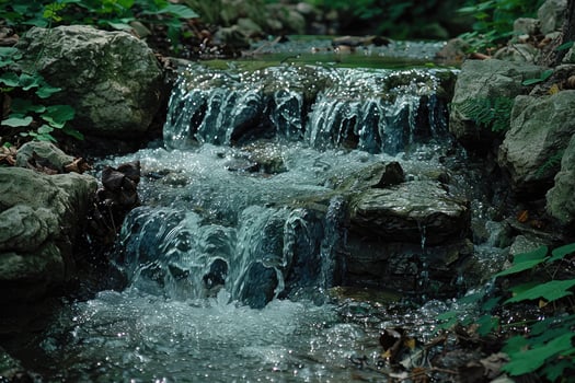 AI generated water flow nature professional photography photo