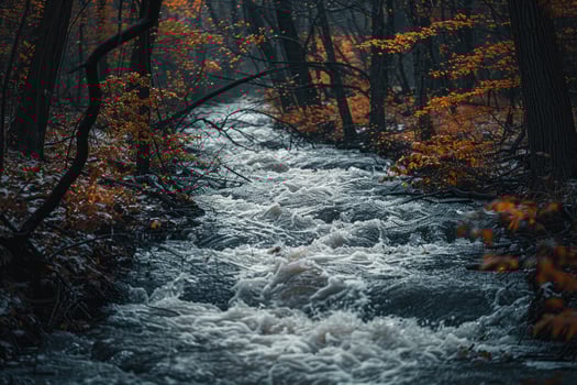 AI generated water flow nature professional photography photo