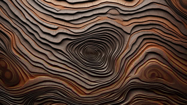 AI generated Delve into the organic warmth of a wooden cut texture. Ai Generated photo