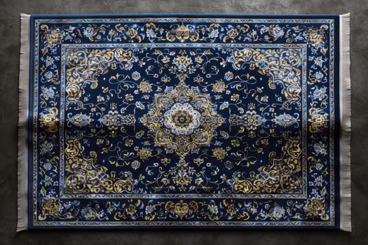 AI generated beautiful prayer mat islam design professional photography photo