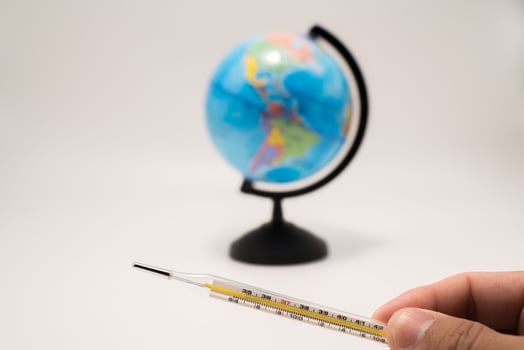 thermometer temperatur check white background photo